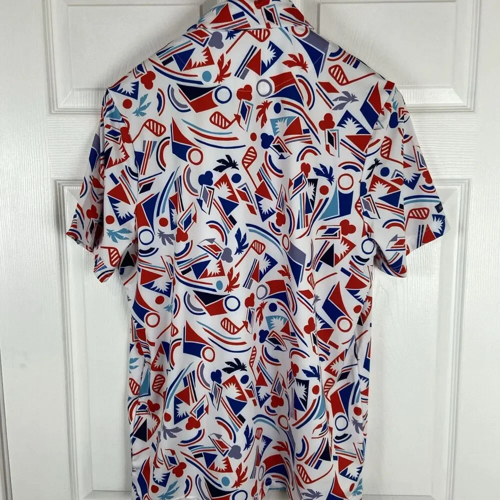 Good Good Golf Mens Proud & True Performance Polo Shirt Casual NEW Mens Large - Picture 6 of 6